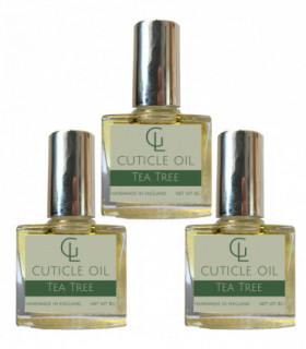 Cuticle Oil Tea Tree to soften your cuticles x3 bottles