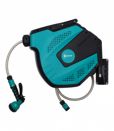 DURHAND 15 m Water Hose Reel-Black/Green