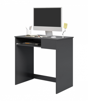 Particle board Grey 80cm x 45cm x 75cm Keyboard Tray Drawer Computer Desk