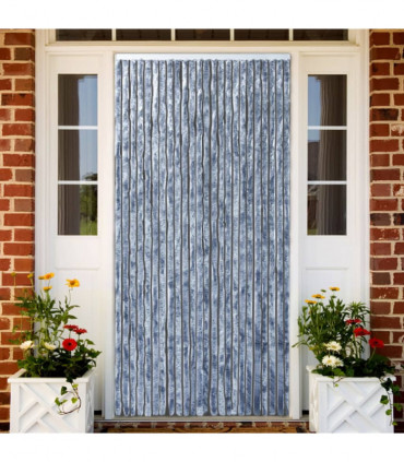 Insect Curtain Silver 90x220 cm Chenille