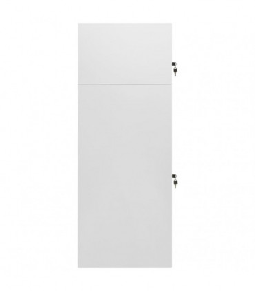 Saddle Cabinet Light Grey 53x53x140 cm Steel