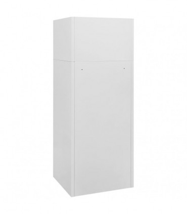 Saddle Cabinet Light Grey 53x53x140 cm Steel