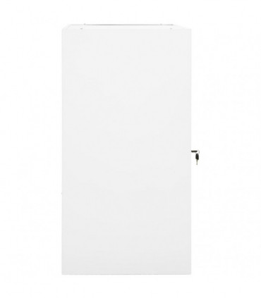 Saddle Cabinet White 53x53x105 cm Steel