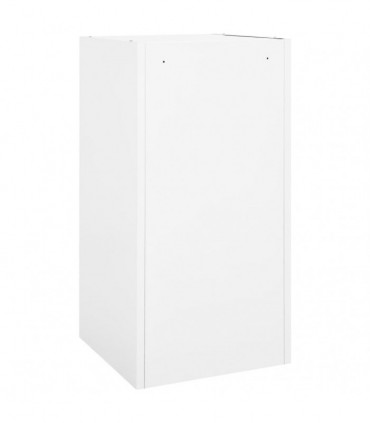 Saddle Cabinet White 53x53x105 cm Steel