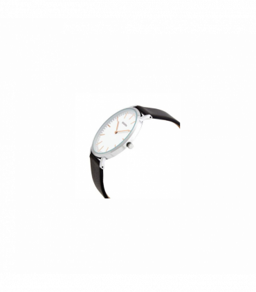 Sekonda Mens Basic White Dial Black Leather strap Watch 1342