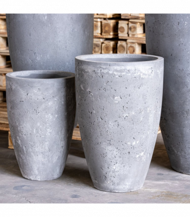 Vessara | Onyx Dusk – 40cm Large Concrete Vase Planter – 15L Tall Indoor Outdoor Pot