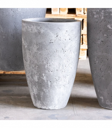 Vessara | Onyx Dusk – 68cm Extra Large Concrete Tall Vase Planter – 61L Round Plant Pot