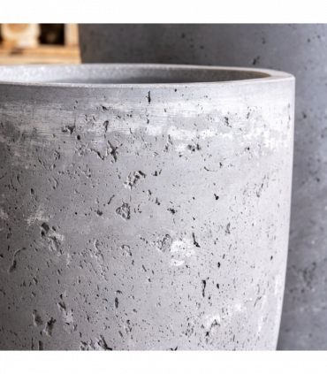 Vessara | Onyx Dusk – 68cm Extra Large Concrete Tall Vase Planter – 61L Round Plant Pot