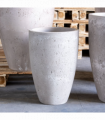 Vessara | Truffle – 40cm Tall Concrete Planter – 15L Vase-Shaped Plant Pot