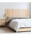 Wall Headboard 147x3x60 cm Solid Wood Pine