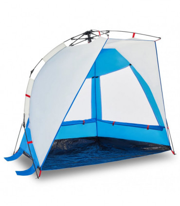 vidaXL Beach Tent 2-Person Azure Blue Quick Release Waterproof