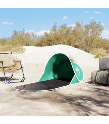 vidaXL Beach Tent Sea Green Pop-up Waterproof