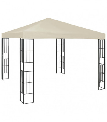 vidaXL Gazebo 3x3 m Cream