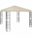 vidaXL Gazebo 3x3 m Cream