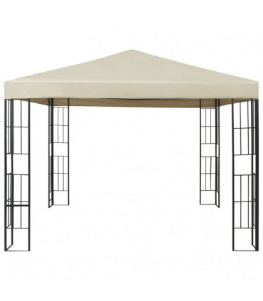 vidaXL Gazebo 3x3 m Cream