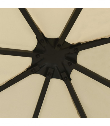 vidaXL Gazebo 3x3 m Cream