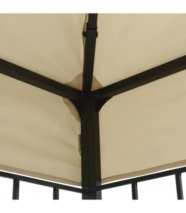 vidaXL Gazebo 3x3 m Cream