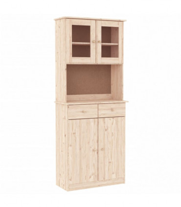 vidaXL Highboard ALTA 77x35x188 cm Solid Wood Pine