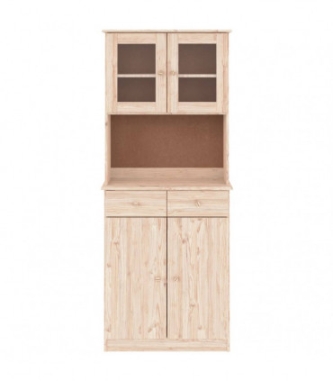 vidaXL Highboard ALTA 77x35x188 cm Solid Wood Pine