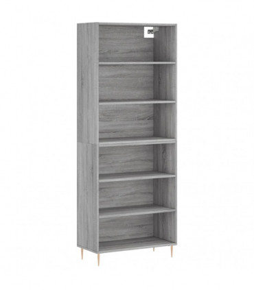 vidaXL Highboard Concrete Grey 69.5x32.5x180 cm Engineered Wood