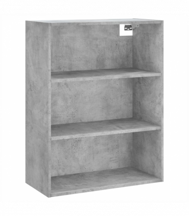 vidaXL Highboard Concrete Grey 69.5x34x180 cm Engineered Wood