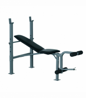Adjustable Multi Gym Weight Bench Barbell Stand Chest Leg Abs Training HOMCOM
