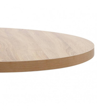 Bistro Table Light Brown 80 cm MDF