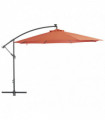 Cantilever Umbrella with Aluminium Pole 350 cm Terracotta