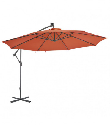 Cantilever Umbrella with Aluminium Pole 350 cm Terracotta