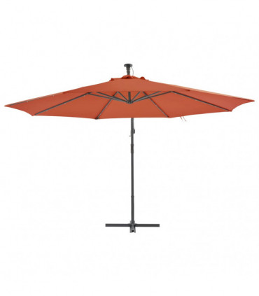 Cantilever Umbrella with Aluminium Pole 350 cm Terracotta