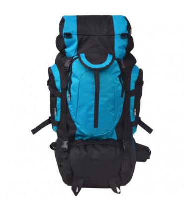 Hiking Backpack XXL 75 L Black and Blue