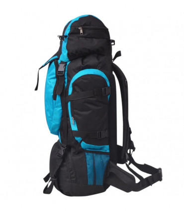Hiking Backpack XXL 75 L Black and Blue