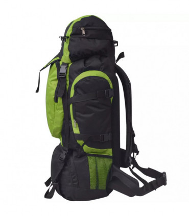 Hiking Backpack XXL 75 L Black and Green