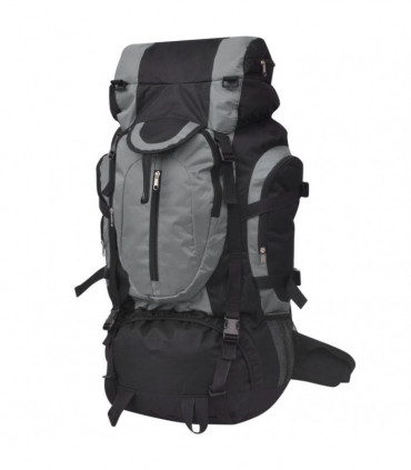 Hiking Backpack XXL 75 L Black and Grey