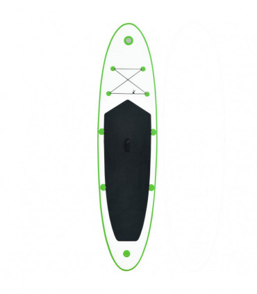Inflatable Stand Up Paddle Board Set Green and White