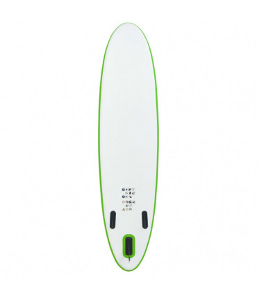 Inflatable Stand Up Paddleboard Set Green and White