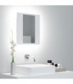 LED Bathroom Mirror Cabinet White 40x12x45 cm Acrylic