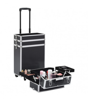 Make-up Trolley Aluminium Black