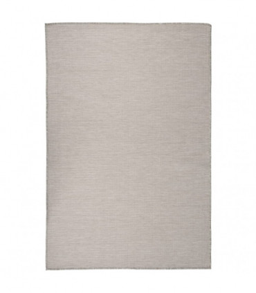 Outdoor Flatweave Rug 120x170 cm Taupe