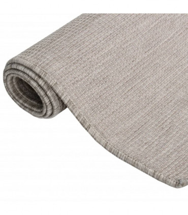 Outdoor Flatweave Rug 120x170 cm Taupe