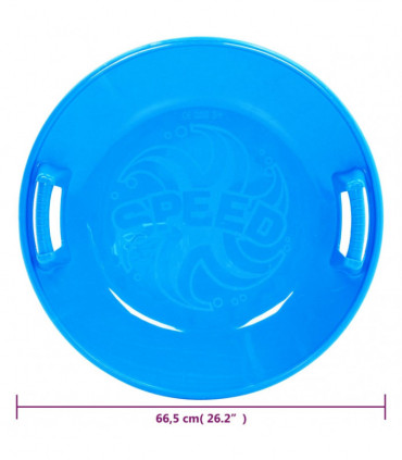 Round Sledge Blue 66.5 cm PP