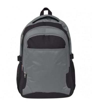 School Backpack 40 L Black and Grey