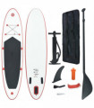Stand Up Paddle Board Set SUP Surfboard Inflatable Red and White