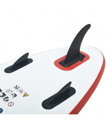 Stand Up Paddle Board Set SUP Surfboard Inflatable Red and White