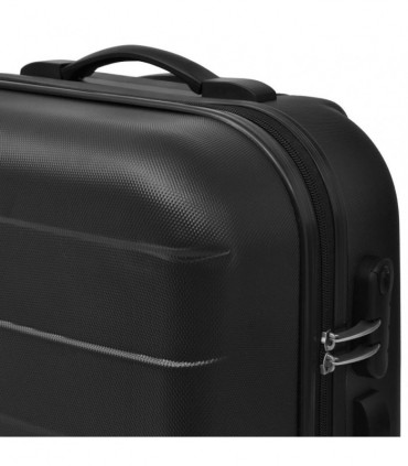 Three Piece Hardcase Trolley Set Black