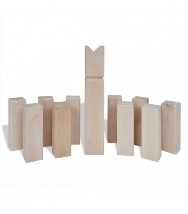 Wooden Kubb Game Set