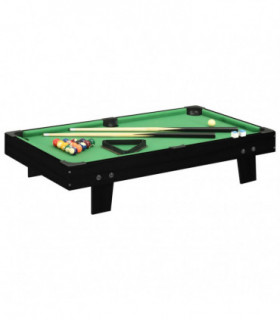 3 Feet Mini Pool Table 92x52x19 cm Black and Green