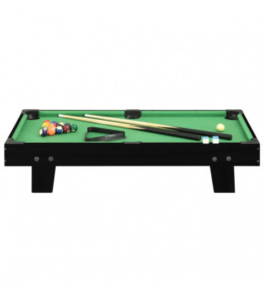 3 Feet Mini Pool Table 92x52x19 cm Black and Green
