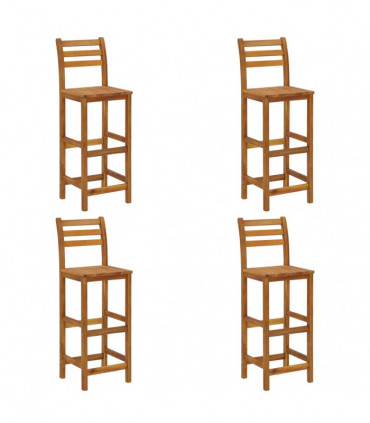 vidaXL 5 Piece Garden Bar Set Solid Wood  Acacia