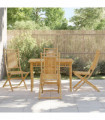 vidaXL 5 Piece Garden Dining Set Bamboo